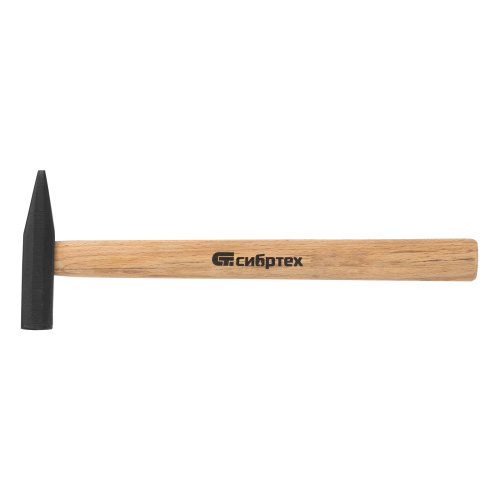 Молоток слесарный 300 г, квадратный боек, деревянная рукоятка Сибртех по ценам производителя в Москве с доставкой по всей России