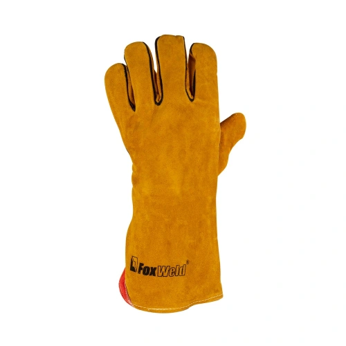 Краги кожаные термостойкие FOXWELD "Защитник" КС-03 по ценам производителя в Москве с доставкой по всей России