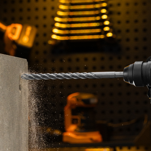 Бур по бетону, цельная крестовая пластина, 12x315 мм, SDS PLUS Denzel по ценам производителя в Москве с доставкой по всей России