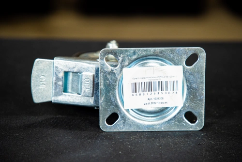 Колесо поворотное резина SRCLb 55 125 мм с тормозом (N) по ценам производителя в Москве с доставкой по всей России