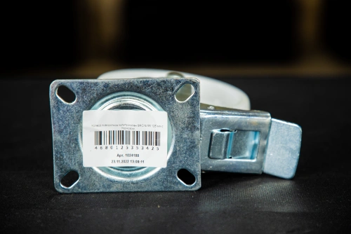 Колесо поворотное полипропилен SRCnb 55 125 мм с тормозом (N) по ценам производителя в Москве с доставкой по всей России