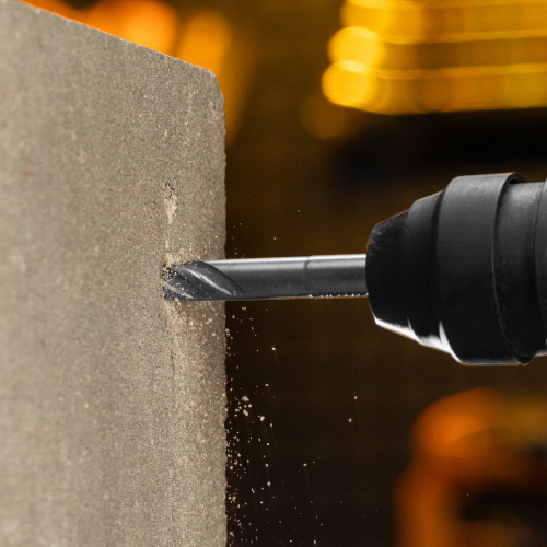 Бур по бетону, цельная крестовая пластина, 10x115 мм, SDS PLUS Denzel по ценам производителя в Москве с доставкой по всей России