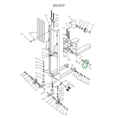Ролик каретки для MS1016/RDF1016 по ценам производителя в Москве с доставкой по всей России