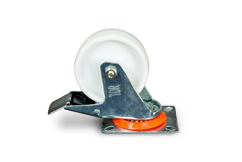 Колесо поворотное полипропилен SRCnb 42 100 мм с тормозом (N) по ценам производителя в Москве с доставкой по всей России