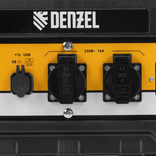 Генератор бензиновый PS 33, 3.3 кВт, 230 В, 15 л, ручной стартер Denzel по ценам производителя в Москве с доставкой по всей России