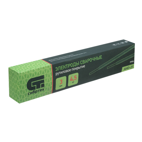 Электроды АНО-21, диам. 3 мм, 4,5 кг., рутиловое покрытие Сибртех по ценам производителя в Москве с доставкой по всей России