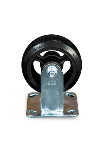 Колесо большегрузное неповоротное FCd 54 125 мм обрезиненное (N) по ценам производителя в Москве с доставкой по всей России