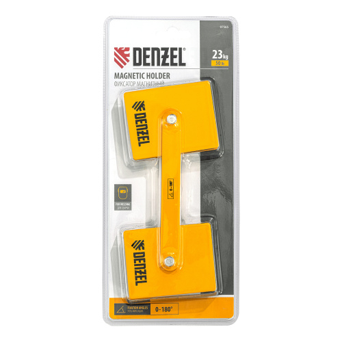 Фиксатор магнитный регулируемый для сварочных работ усилие 50 LB Denzel по ценам производителя в Москве с доставкой по всей России