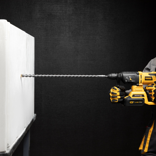 Бур по бетону, двойная спираль, три пылеотводящие кромки, 20 x 600 мм DENZEL по ценам производителя в Москве с доставкой по всей России