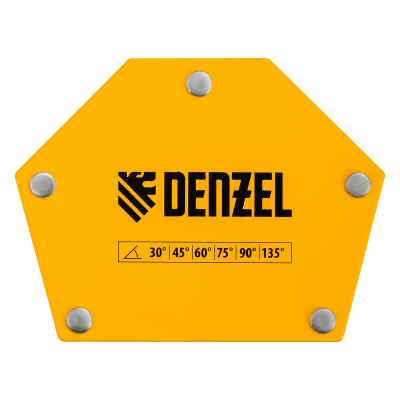 Фиксатор магнитный для сварочных работ усилие 50 LB, 30х45х60х75х90х135 град. Denzel по ценам производителя в Москве с доставкой по всей России