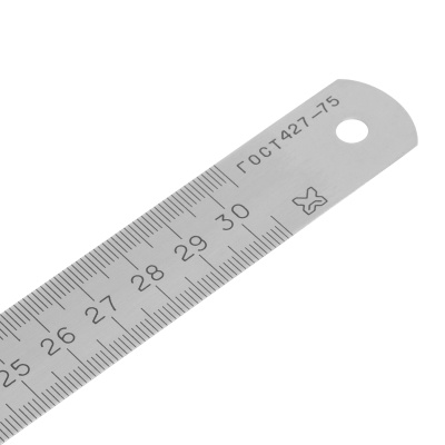 Линейка измерительная, 300 мм, металлическая по ценам производителя в Москве с доставкой по всей России