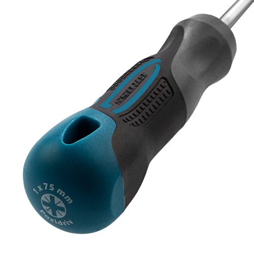 Отвертка PZ1 x 75 мм, S2, трехкомпонентная ручка Gross по ценам производителя в Москве с доставкой по всей России