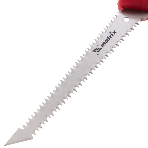 Ножовка по гипсокартону, 180 мм, две рабочие кромки полотна, двухкомпонентная рукоятка Matrix по ценам производителя в Москве с доставкой по всей России