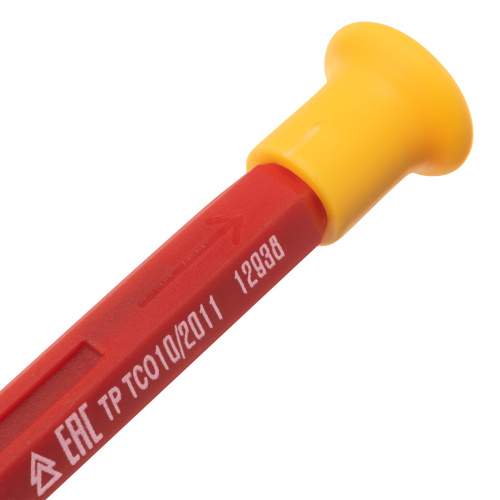 Отвертка со сменными жалами, диэлектрическая до 1000 В, 9 предметов, CrV Сибртех по ценам производителя в Москве с доставкой по всей России