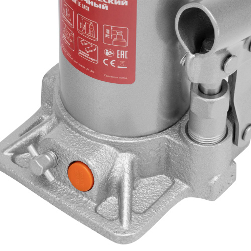 Домкрат гидравлический бутылочный, 6 т, h подъема 216-413 мм, в пластиковом кейсе Matrix по ценам производителя в Москве с доставкой по всей России