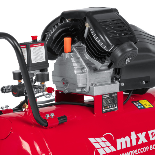 Компрессор воздушный КК-2200/100, 2,2 кВт, 350 л/мин, 100 л, прямой привод, масляный MTX по ценам производителя в Москве с доставкой по всей России