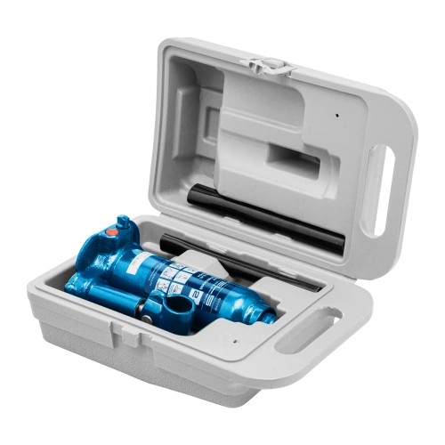 Домкрат гидравлический бутылочный, 2 т, h подъема 178-338 мм, в пластиковом кейсе Stels по ценам производителя в Москве с доставкой по всей России