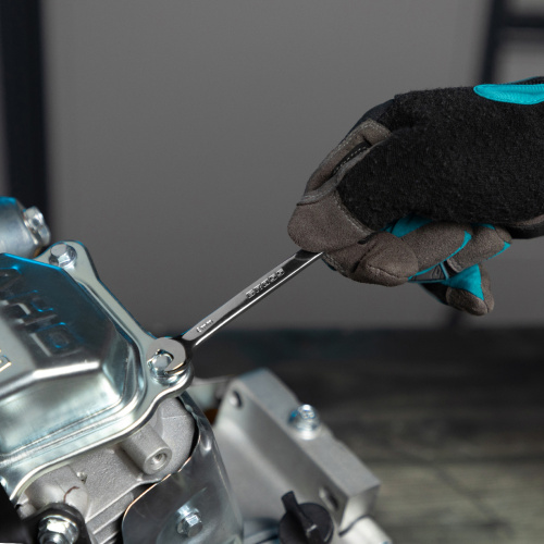 Набор ключей комбинированных с трещоткой, 8-19 мм, 7 шт, шарнирные, CrV Gross по ценам производителя в Москве с доставкой по всей России