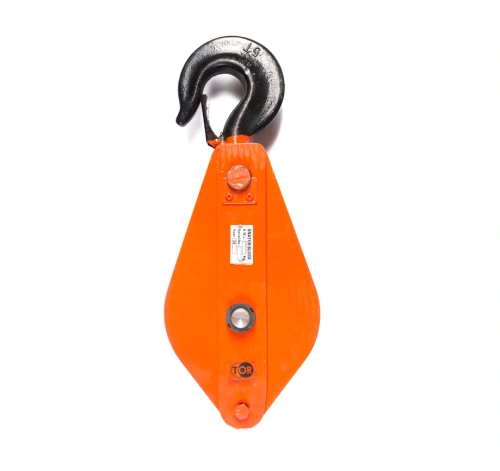 Блок монтажный однорольный с  крюком TOR 20 т с откидной щекой по ценам производителя в Москве с доставкой по всей России