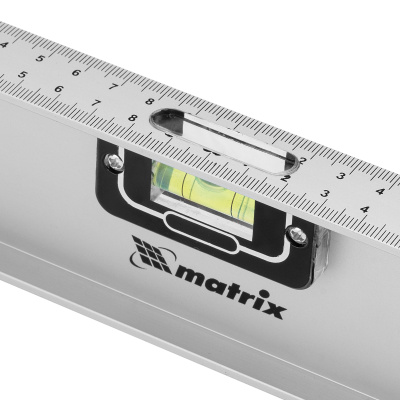 Уровень алюминиевый "Рельс", 1200 мм, 3 глазка (1 поворотный) Matrix по ценам производителя в Москве с доставкой по всей России