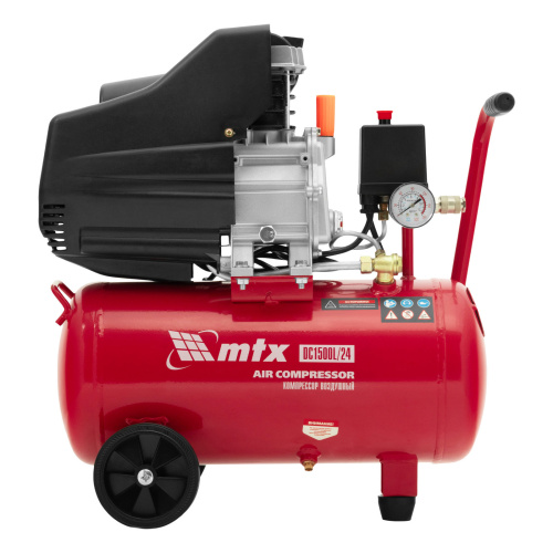 Компрессор воздушный DC1500L/24, 1,5 кВт, 24 л, 210 л/мин MTX по ценам производителя в Москве с доставкой по всей России