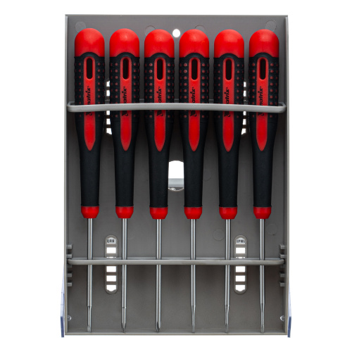 Набор отверток для точных работ Fusion, двухкомпонентная рукоятка, 6 шт, в пластиковом пенале Matrix по ценам производителя в Москве с доставкой по всей России