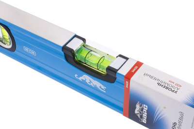 Уровень алюминиевый, 400 мм, профиль 1,6 мм, фрезерованный, ударопрочные заглушки, 3 глазка Барс по ценам производителя в Москве с доставкой по всей России