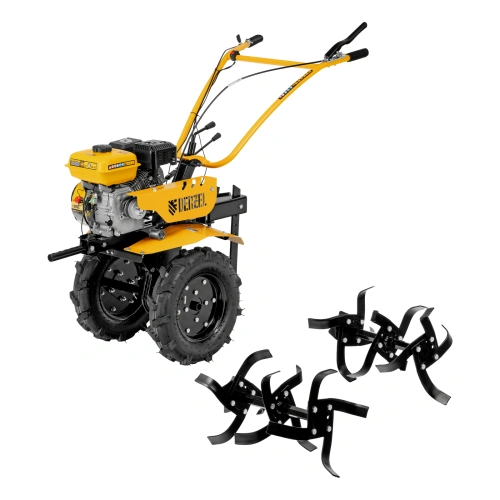 Мотоблок DPT-370S, 7 л.с., ремен.сцеп, фрез 3х4, ШОМ, передачи 3В/1Н Denzel по ценам производителя в Москве с доставкой по всей России