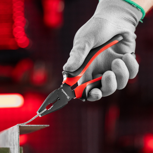 Плоскогубцы комбинированные Black Nickel, 160 мм, двухкомпонентные рукоятки Matrix по ценам производителя в Москве с доставкой по всей России