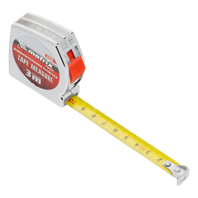 Рулетка Chrom,3 м x 13 мм,хромированный корпус Matrix по ценам производителя в Москве с доставкой по всей России