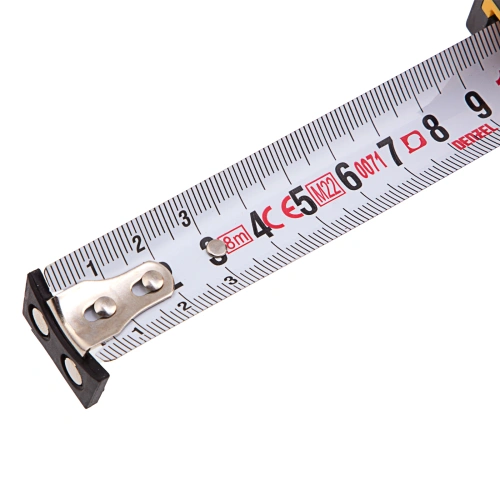 Рулетка 8м х 25мм, двухкомп. корпус, магнитный обрезиненный зацеп Denzel по ценам производителя в Москве с доставкой по всей России