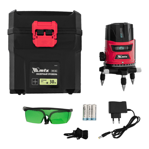 Лазерный уровень CRX-30G, 30 м, зеленый луч, батарейки, резьба 5/8" MTX по ценам производителя в Москве с доставкой по всей России
