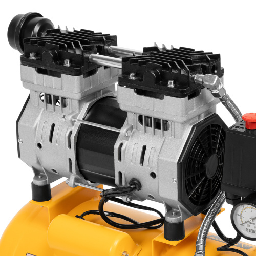 Компрессор DLS950/24 безмаслянный малошумный 950 Вт, 165 л/мин, ресивер 24 л Denzel по ценам производителя в Москве с доставкой по всей России