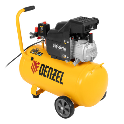 Компрессор воздушный DK1500/50, Х-PRO 1.5 кВт, 230 л/мин, 50 л Denzel по ценам производителя в Москве с доставкой по всей России