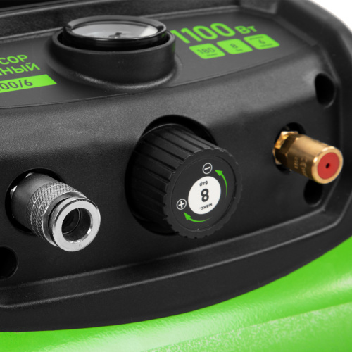 Компрессор воздушный безмаслянный BL 1100/6 1100Вт, ресивер 6 литров, 180 л/мин Сибртех по ценам производителя в Москве с доставкой по всей России