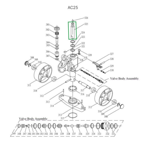 Шток гидроцилиндра 31,5 мм для гидравлических тележек AC25 по ценам производителя в Москве с доставкой по всей России