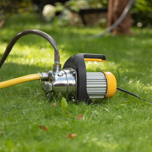 Садовый поверхностный насос GP1200Х, 1200 Вт, 3700 л/ч, подъем 46 м, нержавейка Denzel по ценам производителя в Москве с доставкой по всей России