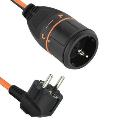 Кабель-удлинитель ELECTRALOCK H05VV-F 3x1,5 (20 метров, 16A, IP20, оранжевый)