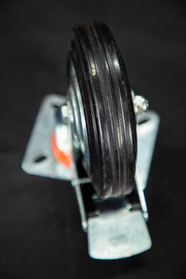 Колесо поворотное резина SRCLb 55 125 мм с тормозом (N) купить в Москве с доставкой по всей России | ProtosMarket.ru