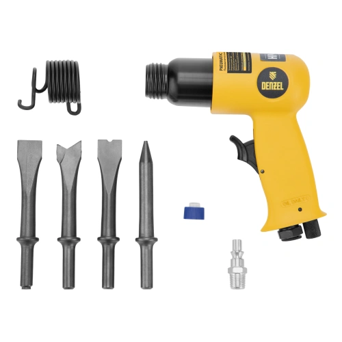 Пневматический молоток НР4500 + набор насадок, 113 л/мин, 4500 уд/мин Denzel по ценам производителя в Москве с доставкой по всей России