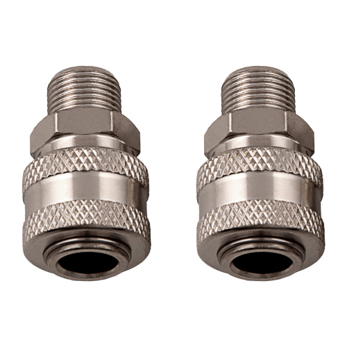 Муфта универсальная быстросъемная ("мама") 3/8, внешняя резьба, 2 шт, Stels по ценам производителя в Москве с доставкой по всей России