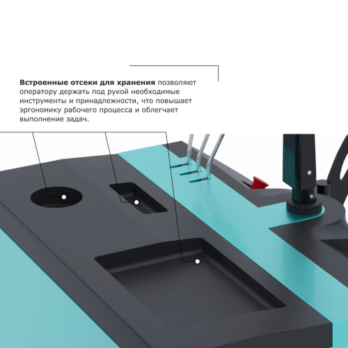 Штабелер с выдвижной мачтой (мини-ричтрак) PROLIFT PRO MRV 2050 li-ion по ценам производителя в Москве с доставкой по всей России