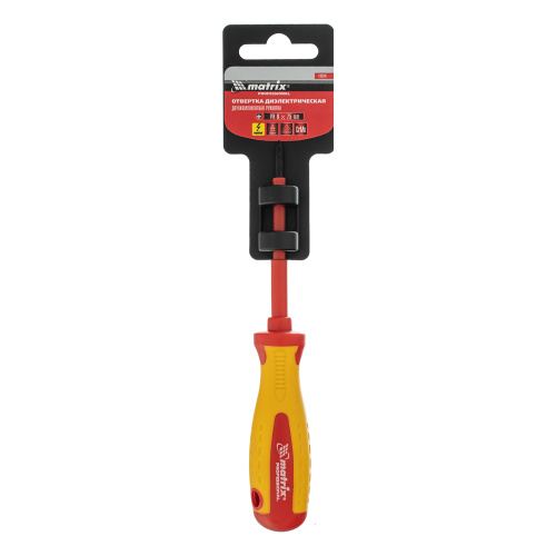 Отвертка Insulated, PH0 x 75 мм, CrMo, до 1000 В, двухкомпонентная рукоятка Matrix Professional по ценам производителя в Москве с доставкой по всей России