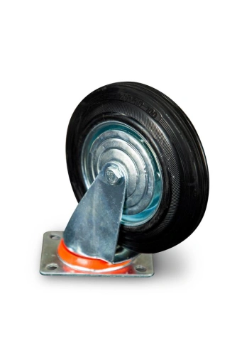 Колесо поворотное резина SC 80 200 мм (Y) по ценам производителя в Москве с доставкой по всей России