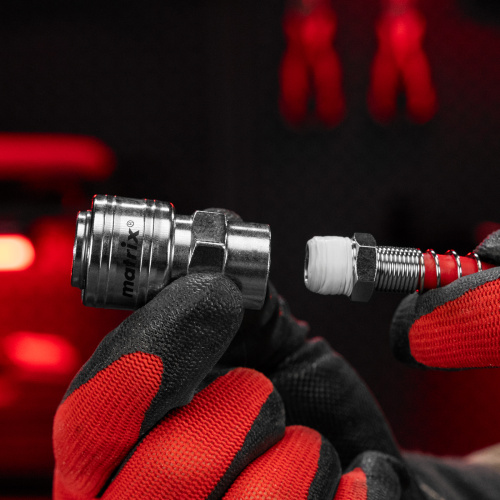 Набор переходников, быстросъемное соединение, резьбовое соед, 2 шт, внутр. D 1/4 Matrix по ценам производителя в Москве с доставкой по всей России