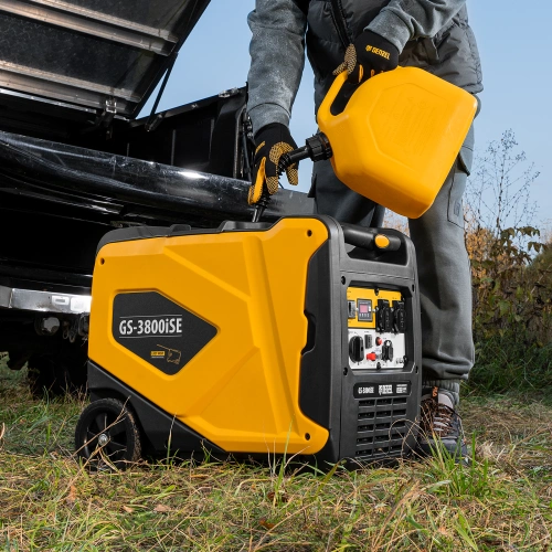 Генератор инверторный GS-3800iSE, 3,8 кВт, 230 В, закрытый корпус,электростартер Denzel по ценам производителя в Москве с доставкой по всей России