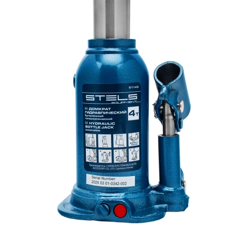 Домкрат гидравлический бутылочный телескопический, 4 т, подъем 170-420 мм Stels по ценам производителя в Москве с доставкой по всей России