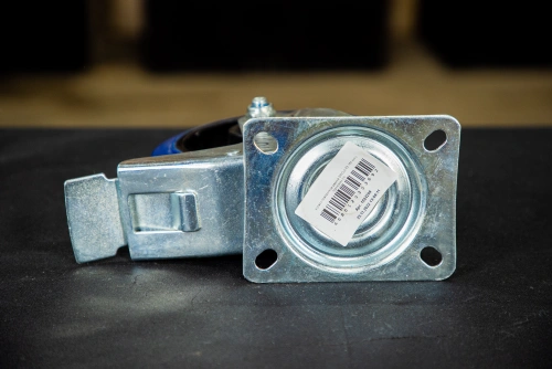 Колесо поворотное резина SRCLb 63 160 мм с тормозом (N) по ценам производителя в Москве с доставкой по всей России