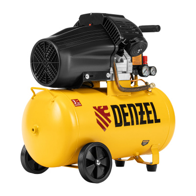 Компрессор воздушный прям. привод DCV1800/50, 1,8 кВт, 50 литров, 320 л/мин Denzel по ценам производителя в Москве с доставкой по всей России