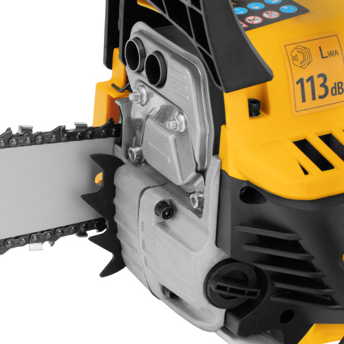 Пила цепная бензиновая DS-5218, шина 45 см, 52 см3, 3 л.с, шаг 0,325, паз 1,5 мм, 72 звена Denzel по ценам производителя в Москве с доставкой по всей России